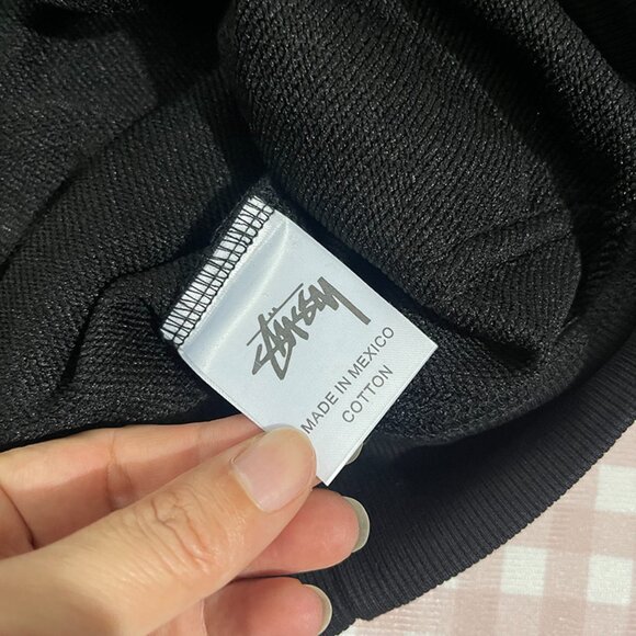 Stussy Black Hoodie Size L - Picture 4 of 8